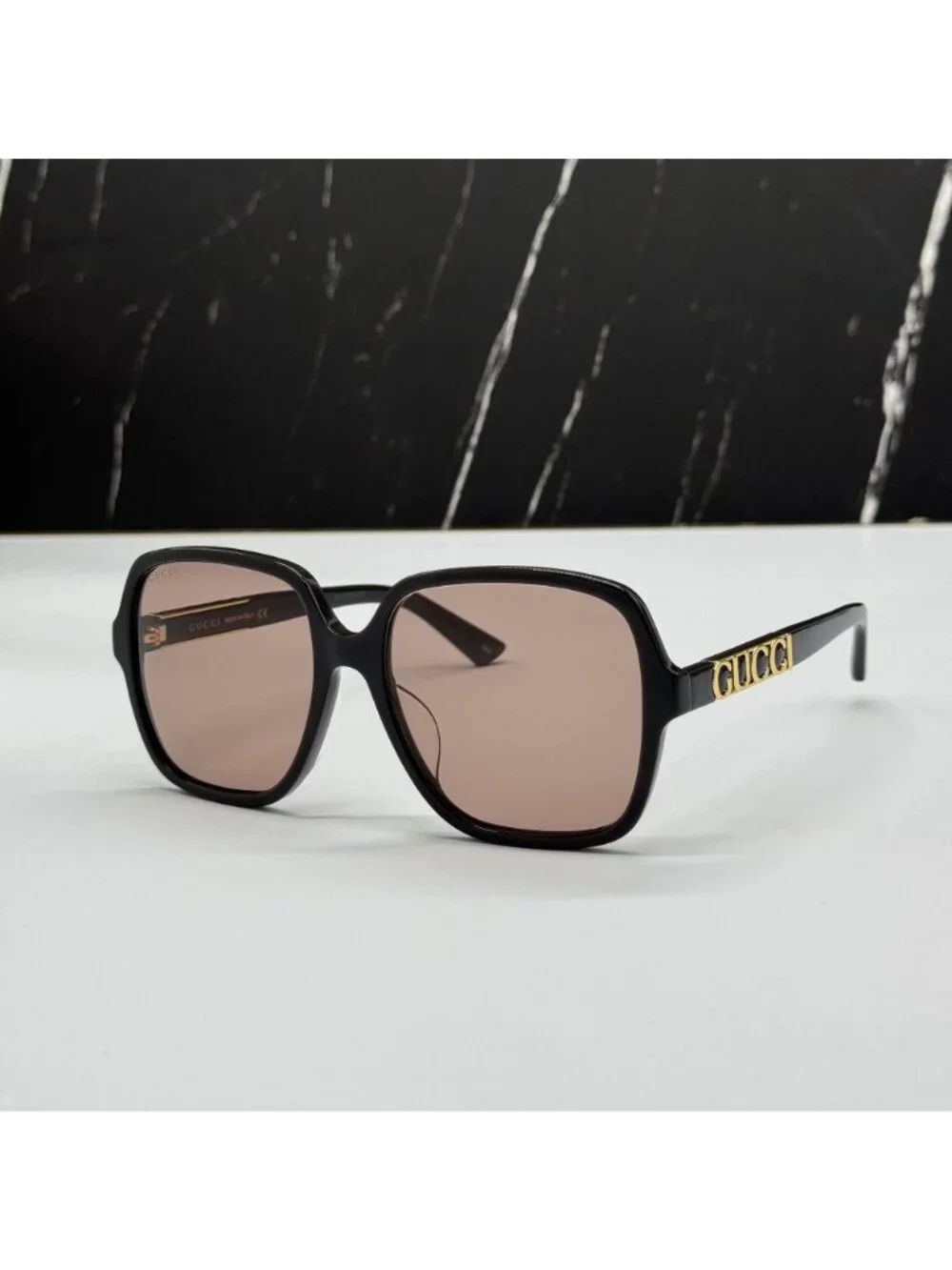 New Gucci GG1189SA 004 rown Square Women Sunglasses